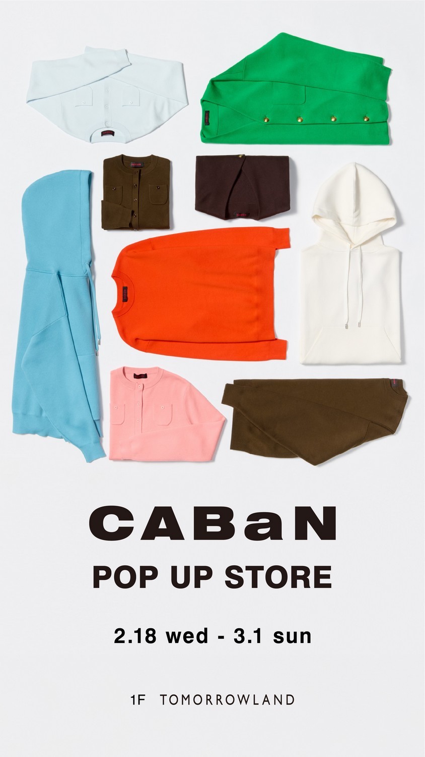 CABaN POPｰUP STORE トゥモローランド富山店